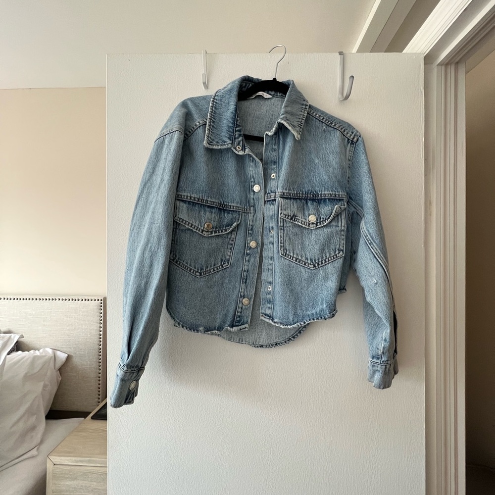 Zara Denim Shacket